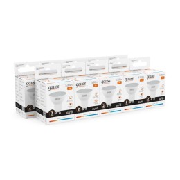 Лампа светодиодная Elementary 7Вт MR16 софит 3000К тепл. бел. GU10 530лм GAUSS 13617