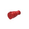 Розетка MultiSet 2К+З кабельная 16А 250В IP44 каучук красн. SE MST4402RD