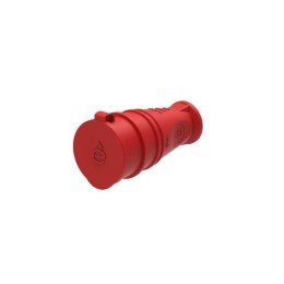 Розетка MultiSet 2К+З кабельная 16А 250В IP44 каучук красн. SE MST4402RD