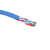 Кабель U/UTP кат.5E 4 пары 24 AWG нгA-HF внутр. прокладки син. коробка (305м) Eurolan 19C-U5-12BU-B3
