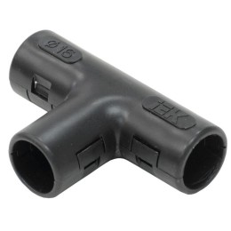 Тройник открывающийся TI16G черн. IEK CTA10D-TIG16-K02-050