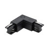 Аксессуар к шинопроводу трехфазному 3P PTR CL-BL OUT коннектор внешний Pro+ черн. JazzWay 5063112