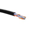 Кабель U/UTP кат.5E 4 пары V-LINK 22 AWG нгA-HF внешн./внутр. прокладки черн. Eurolan 19C-U5-11BL