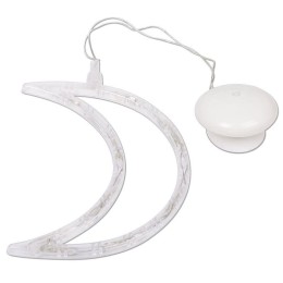 Фигура светодиодная "Месяц" 185х145х10мм 8LED тепл. бел. 1Вт 4.5В IP20 на присоске с подвесом элемен