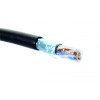 Кабель F/UTP кат.6 4 пары 23 AWG нг(А)-HF внешн./внутр. прокладки черн. (305м) (кор.) Eurolan 19C-F6