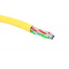 Кабель U/UTP кат.6 4 пары 23 AWG нг(А)-HF внутр. прокладки желт. (305м) (кор.) Eurolan 19C-U6-12YL-B