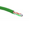 Кабель U/UTP кат.6 4 пары 23 AWG нг(А)-HF внутр. прокладки зел. (305м) (кор.) Eurolan 19C-U6-12GR-B3