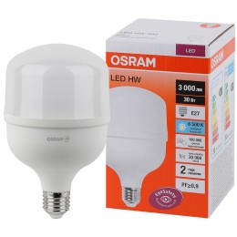 Лампа светодиодная высокомощная LED HW 30Вт T матовая 6500К холод. бел. E27 3000лм 140-265В угол пуч