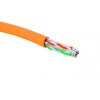 Кабель U/UTP кат.6 4 пары 23 AWG нг(А)-HF внутр. прокладки оранж. (305м) (кор.) Eurolan 19C-U6-12OR-