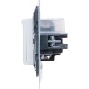 Розетка 1-м Etika 16А IP44 250В с заземл. защ. шторки с крышкой безвинтов. зажимы бел. Leg 672226