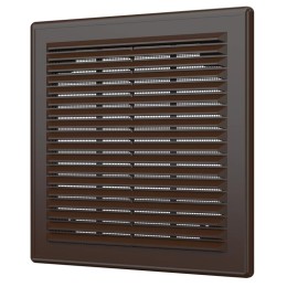 Решетка вентиляционная вытяжная 209х209 корич. ERA 2121Р кор
