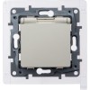 Розетка 1-м СП Etika 16А IP44 250В с заземл. со шторками с защ. крышкой безвинтов. зажимы сл. Кость