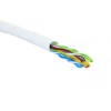 Кабель U/UTP кат.6 4 пары 24 AWG нг(А)-HF Slim Line внутр. прокладки бел. (кор.) Eurolan 19C-U6-27WT
