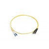Патч-корд FC-D2-9-LC/UR-ST/UR-H-1M-LSZH-YL волоконно-оптический (шнур) SM 9/125 (OS2) ST/UPC-LC/UPC