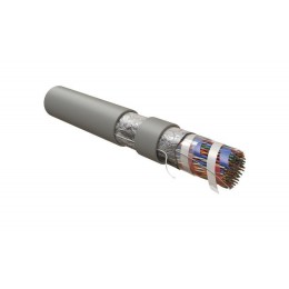 Кабель витая пара F/UTP кат.3 100 пар 24 AWG ОЖ solid экран-фольга LSZH нг(С)-HF FUTP100-C3-S24-IN-L