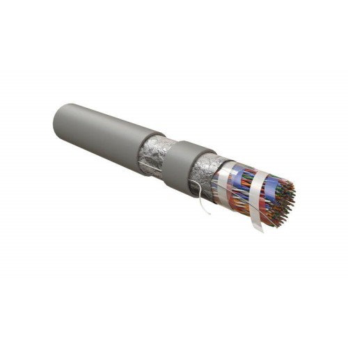Кабель витая пара F/UTP кат.3 100 пар 24 AWG ОЖ solid экран-фольга LSZH нг(С)-HF FUTP100-C3-S24-IN-L