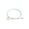 Патч-корд FC-D2-503-LC/PR-LC/PR-H-1M-LSZH-AQ волоконно-оптический (шнур) MM50/125(OM3) LC-LC duplex