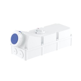 Розетка наружн. уст. 125А 230В 2P+E с мех. блокировкой и бок. расположением разъема IP67 DKC DIS5031