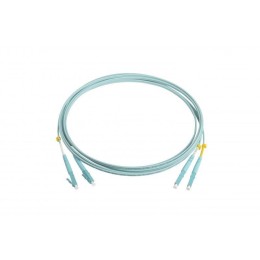 Патч-корд FC-D2-503-LC/PR-LC/PR-H-3M-LSZH-AQ волоконно-оптический (шнур) MM50/125(OM3) LC-LC duplex