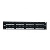 Патч-панель моноблочная 19дюйм 2U кат.5E UTP 48 портов черн. Eurolan 27B-U5-48BL