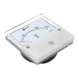 Вольтметр аналоговый VM-A801 на панель 80х80 (круглый вырез) 300В прямое подкл. EKF vma-801-300