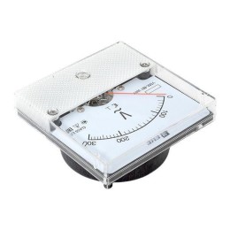 Вольтметр аналоговый VM-A801 на панель 80х80 (круглый вырез) 300В прямое подкл. EKF vma-801-300