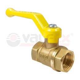 Кран шаровой для газа латунный ВН/ВН ручка-рычаг 1 1/2дюйм (8/2) VALFEX VF.271.LR3.112