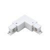 Аксессуар к шинопроводу трехфазному 3P PTR CL-WH OUT коннектор внешний Pro+ бел. JazzWay 5063136