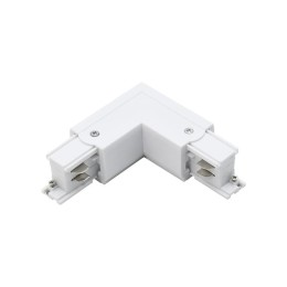 Аксессуар к шинопроводу трехфазному 3P PTR CL-WH OUT коннектор внешний Pro+ бел. JazzWay 5063136