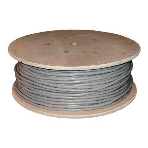 Кабель витая пара F/UTP кат.5e 10PR 24AWG solid PVC INDOOR сер. (м) РФ Rexant 01-1202-R
