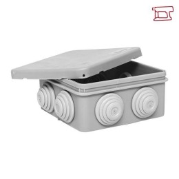 Коробка распределительная КМР-030-031 85х85х40 IP55 с крышкой для прямого монтажа 8 мембранных вводо
