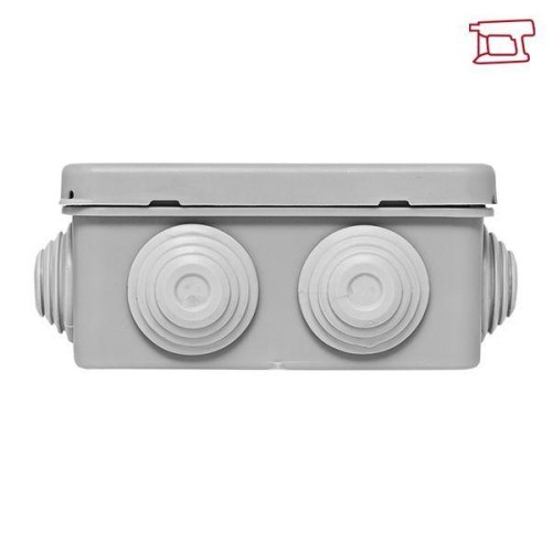 Коробка распределительная КМР-030-031 85х85х40 IP55 с крышкой для прямого монтажа 8 мембранных вводо