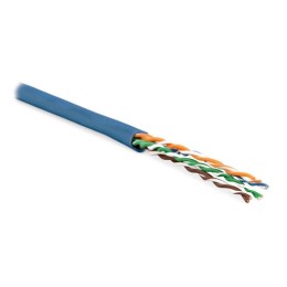Кабель витая пара U/UTP кат.5E 4 пары 24 AWG МЖ patch LSZH нг(С)-HF UUTP4-C5E-P24-IN-LSZH-BL-100 син