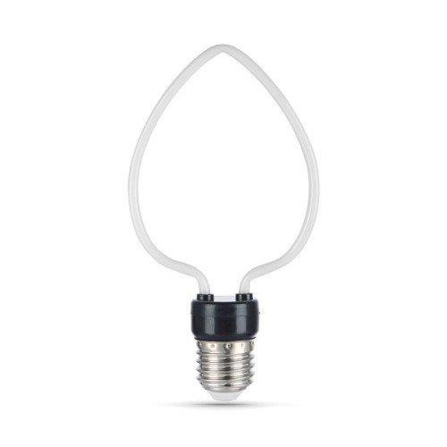 Лампа светодиодная филаментная Filament Artline 4Вт Heart матов. 2700К тепл. бел. Е27 330лм milky GA