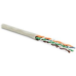 Кабель витая пара U/UTP кат.5E 4 пары 24 AWG МЖ patch LSZH нг(С)-HF UUTP4-C5E-P24-IN-LSZH-GY-100 сер