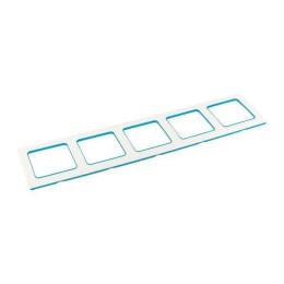 Рамка 5-м Стокгольм бел. с линией цвета син. EKF EXM-G-306-30