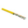 Кабель витая пара U/UTP кат.5E 4 пары 24 AWG МЖ patch LSZH нг(С)-HF UUTP4-C5E-P24-IN-LSZH-YL-100 жел