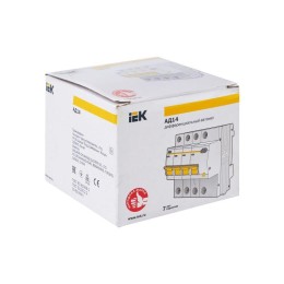 Выключатель автоматический дифференциального тока 4п C 50А 30мА тип AC 4.5кА АД-14 KARAT IEK MAD10-4