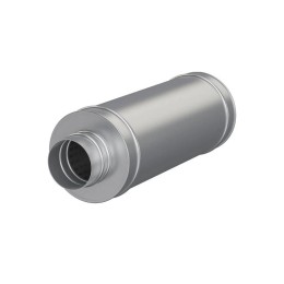 Шумоглушитель MDG для круглых воздуховодов L600 D125 оцинк. сталь ERA PRO 125MDGL600