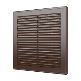 Решетка вентиляционная вытяжная 250х250 корич. ERA 2525Р кор