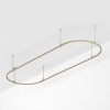 Трек ART-APRIORI-OVAL-ROD-400-3000х1000 OG IP20 метал. Arlight 054395