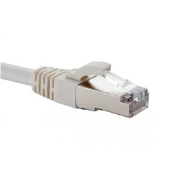 Патч-корд F/UTP LSZH кат.5E 10м бел. Eurolan 21D-F5-10WT