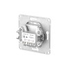 Переключатель 2-кл. AtlasDesign Aqua IP44 (сх. 6) 10AX быстрозажим. клем. механизм алюм. SE ATN44035
