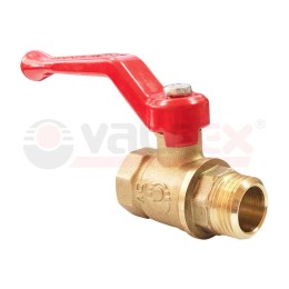 Кран шаровой латунный OPTIMA ВР/НР ручка-рычаг 3/4дюйм (64/16) VALFEX VF.215.L0R1.034