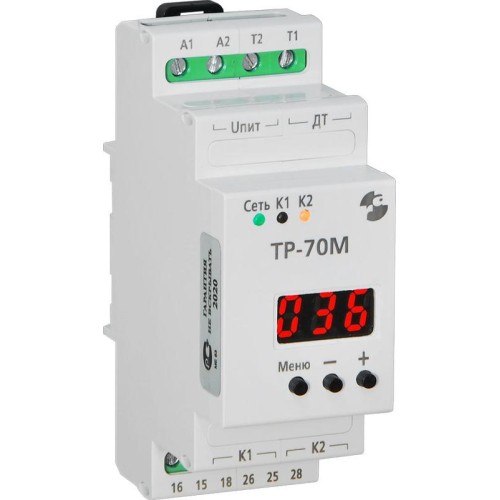 Реле температурное ТР-70М без датчика -40...+125град.C 80...240В 50Гц/80...300В пост. двухканальное