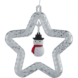 Гирлянда светодиодная "Бахрома" "Звезды и фигурки" 95 013 NGF-D035-02 3х0.6м CW IP20 NAVIGATOR 95013