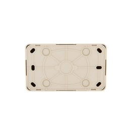 Розетка 2-м ОП Viola 16А IP20 без заземл. крем. LEZARD 751-0300-128