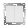 Выключатель 2-кл. СП Karea 10А IP20 механизм бел. Makel 57001003
