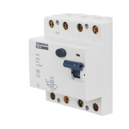 Выключатель дифференциального тока (УЗО) 4п 16А 30мА тип AC ВД1-63 GENERICA MDV15-4-016-030