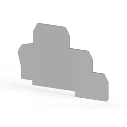 Сегмент концевой на клеммники 2-х ярусные PUK2T сер. NPP PUK2T Klemsan 450149